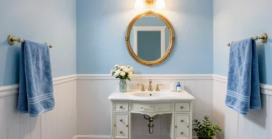 17 Blue Powder Room Ideas for a Fresh Look
