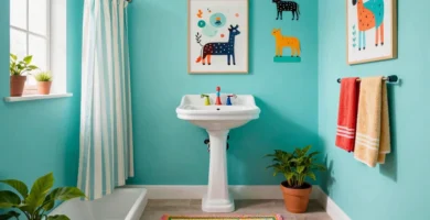 17 Fun Powder Room Ideas to Show Personality