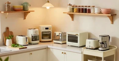 17 Kitchen Appliance Storage Ideas for a Tidy Counter
