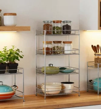 17 Kitchen Metal Rack Storage Ideas for Small Kitchens