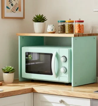 17 Microwave Storage Ideas Small Kitchen Friendly