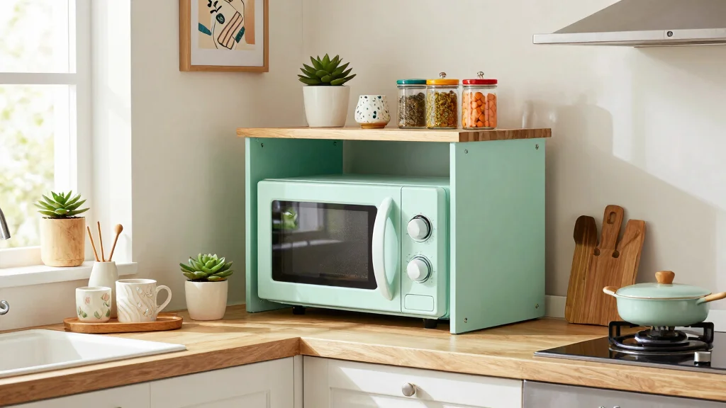 17 Microwave Storage Ideas Small Kitchen Friendly