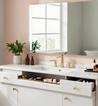 17 Stunning Bathroom Vanity with Makeup Area Ideas
