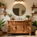 17 Wood Vanity Bathroom Designs for Warm Style