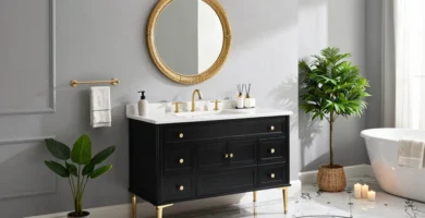 18 Black Vanity Bathroom Ideas for Bold Style