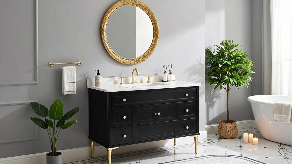 18 Black Vanity Bathroom Ideas for Bold Style