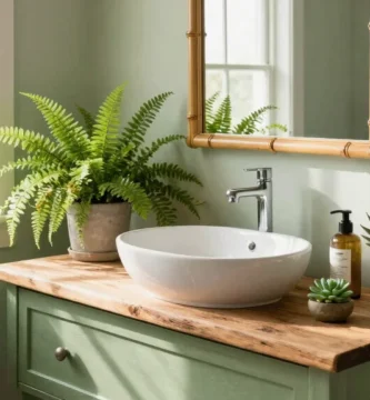 18 Green Bathroom Vanity Ideas Inspired by Nature