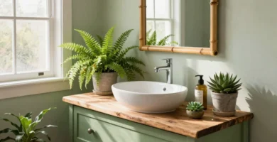 18 Green Bathroom Vanity Ideas Inspired by Nature