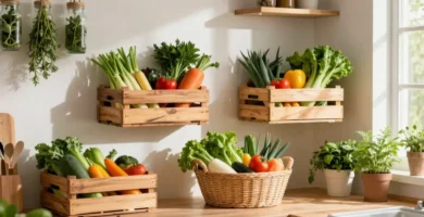 18 Kitchen Vegetable Storage Ideas to Keep Produce Fresh
