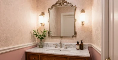 18 Powder Room Mirror Ideas That Add Depth
