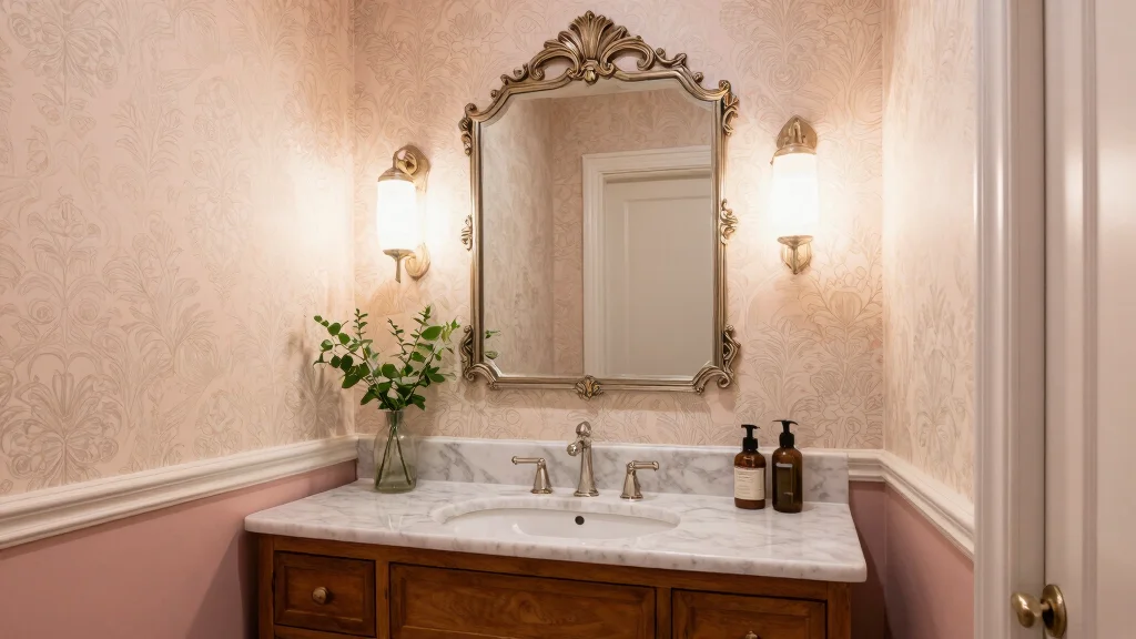 18 Powder Room Mirror Ideas That Add Depth