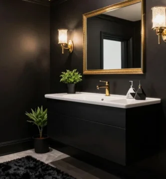 19 Black Powder Room Ideas for Dramatic Style