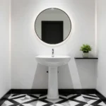 19 Black and White Powder Room Ideas That Feel Timeless