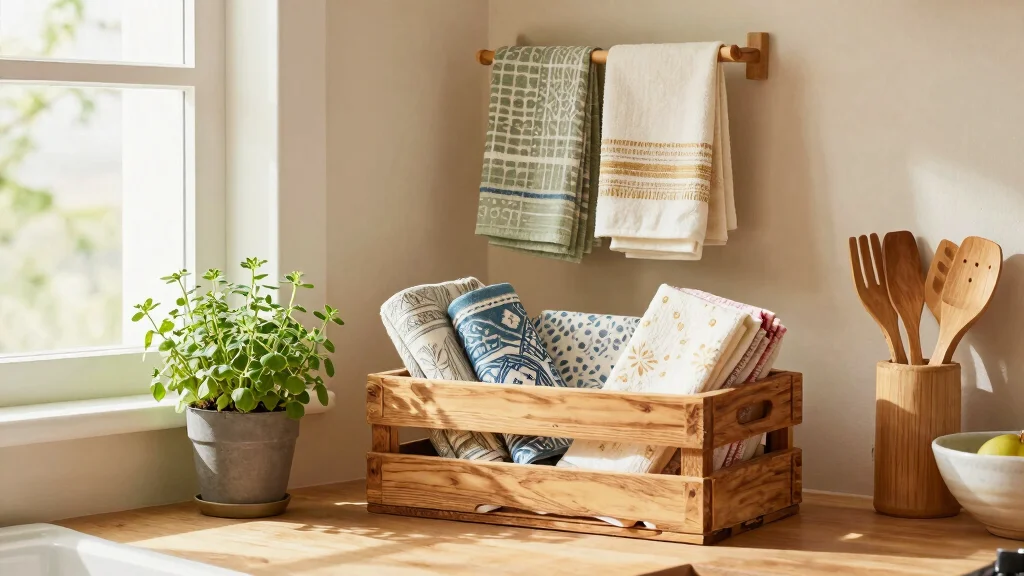 19 Kitchen Towel Storage Ideas That Look Neat