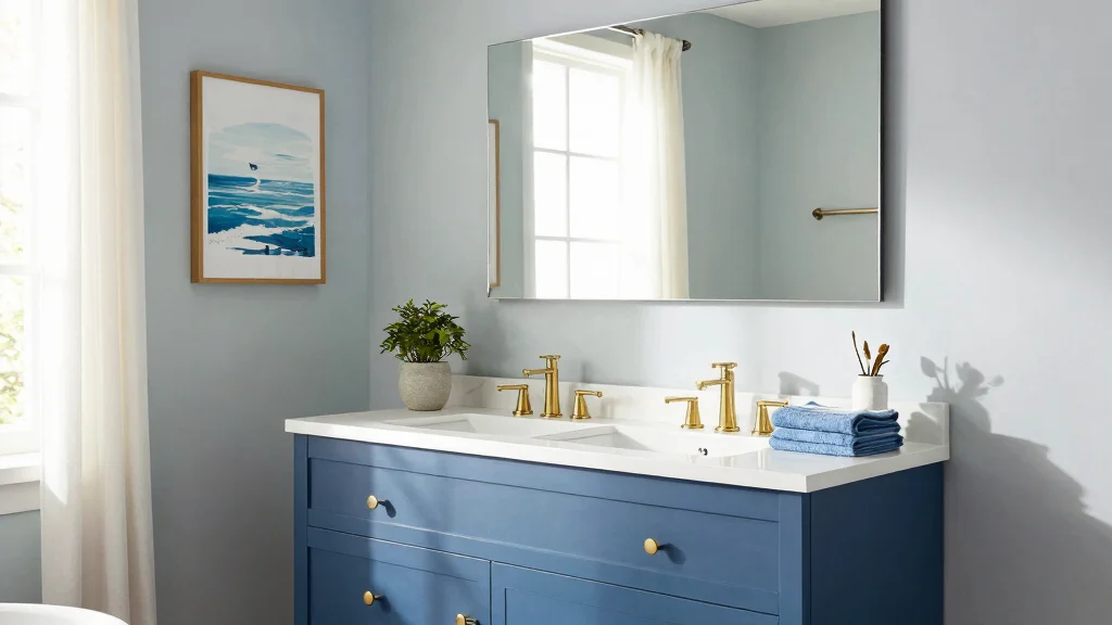 20 Blue Vanity Bathroom Ideas for Contemporary Homes