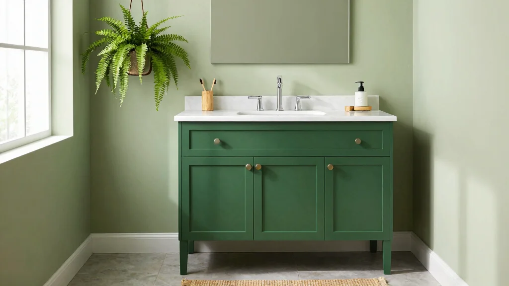 20 Green Vanity Bathroom Styles That Feel Fresh
