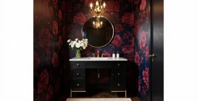20 Moody Powder Room Ideas for a Bold Look